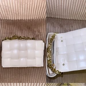 This is a cute night white luxury bag 🤍
